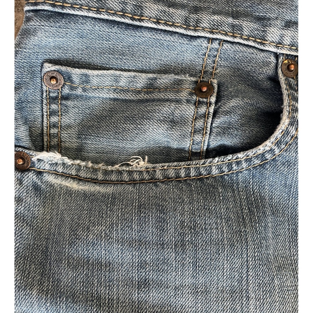 Levis 559 38x30 Relaxed Straight Blue Stone Wash  Denim 100% Cotton - Picture 6 of 10